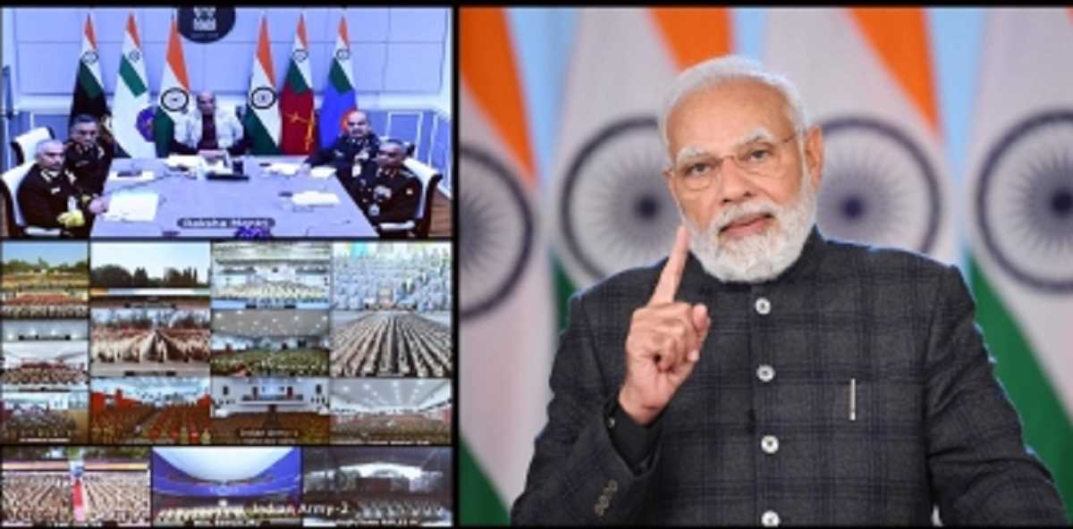 पीएम मोदी ने अग्निवीरों के पहले बैच को संबोधित किया